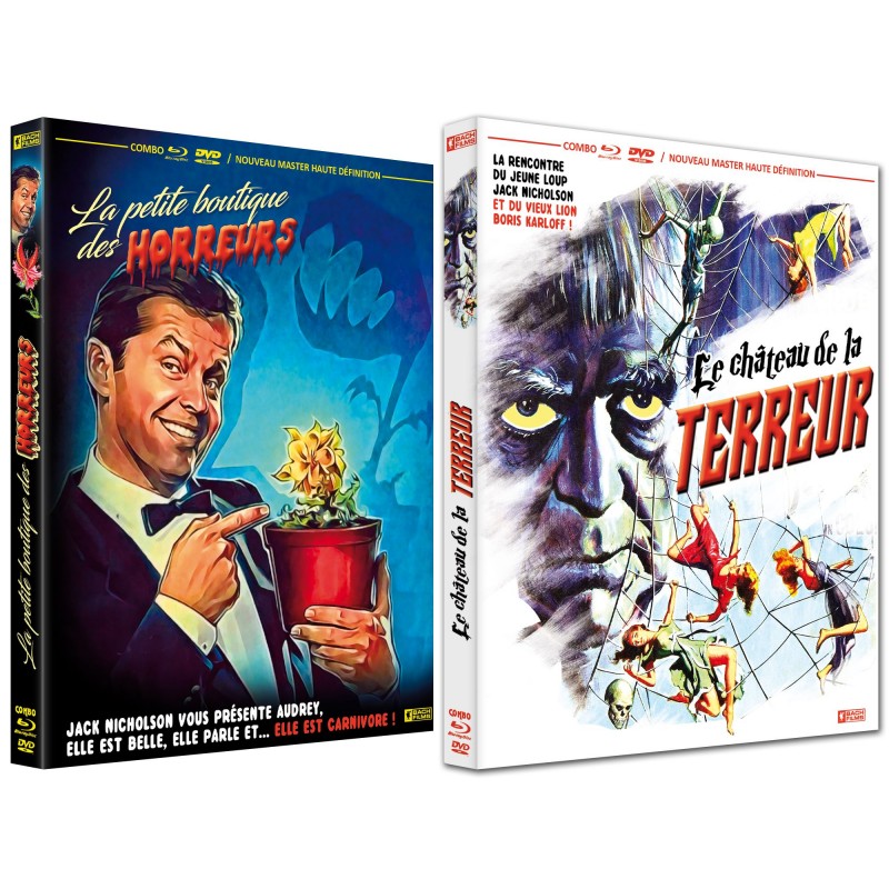 LOT 2 ARTICLES EDITION BLU-RAY ET DVD COLLECTION HORREUR ANGOISSE A 38,40 € AU LIEU DE 50,40 €