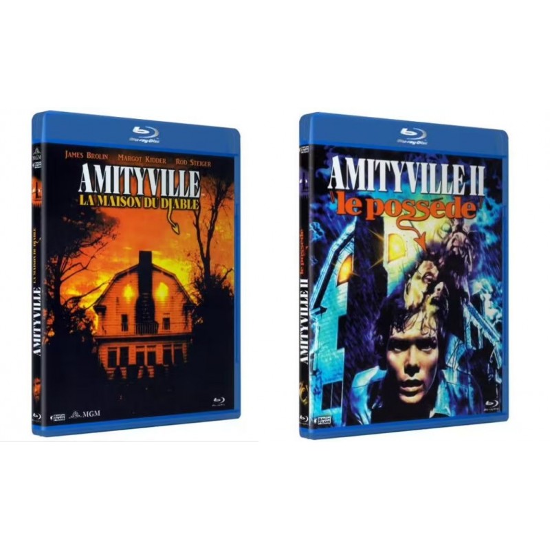 LOT 2 BLU-RAY COLLECTION AMITYVILLE + MAGAZINE VIDEOTOPSIE + CARTES POSTALES LOT 2 BLU-RAY COLLECTION AMITYVILLE + MAGAZINE VIDEOTOPSIE + CARTES POSTALES