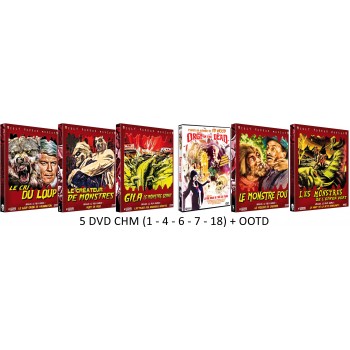 5 DVD COLLECTION CHM + ORGY OF THE DEAD + FRAIS DE PORT OFFERTS A 85 EUROS AU LIEU DE 120 EUROS