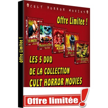 5 DVD COLLECTION CULT HORROR MOVIES A 75 € - (10 FILMS LOT 3)