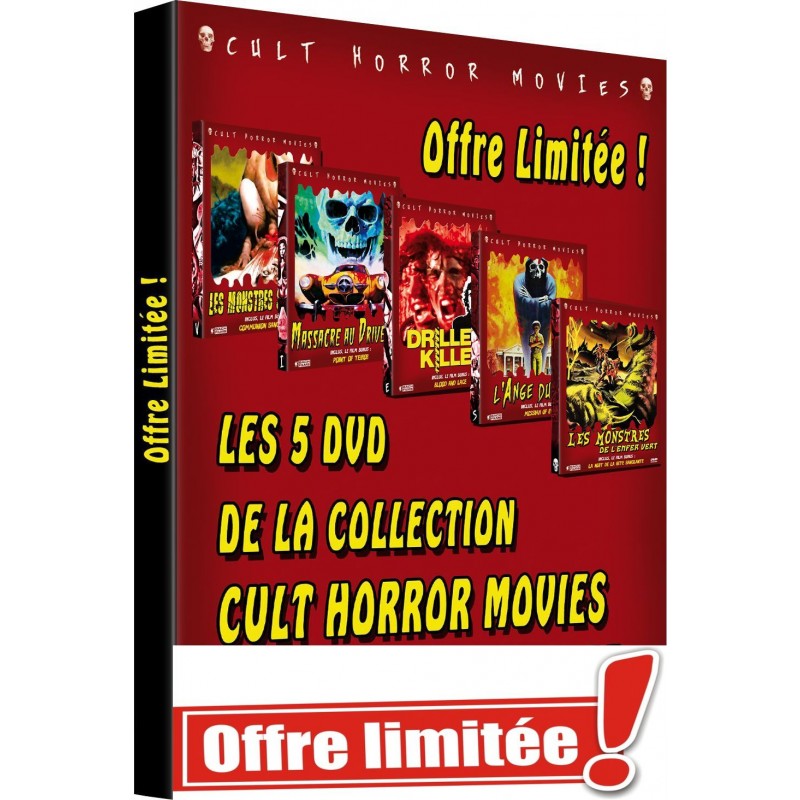 5 DVD COLLECTION CULT HORROR MOVIES A 75 € - (10 FILMS LOT 3)