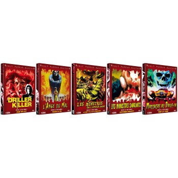 LOT 5 DVD COLLECTION CULT HORROR MOVIES A 48 € AU LIEU DE 60 € - (10 FILMS LOT 3)